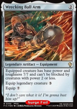 Wrecking Ball Arm CFIC-100 Rare Near Mint Englisch Foil