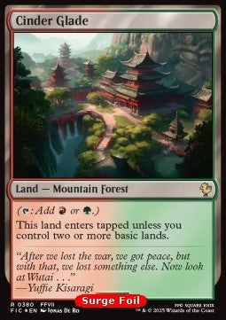 Cinder Glade CFIC-380 Rare Near Mint Englisch Foil