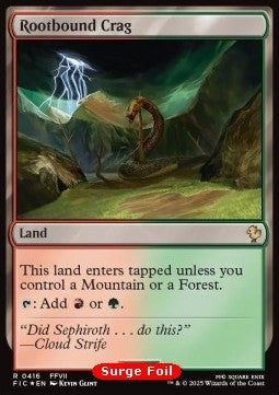 Rootbound Crag CFIC-416 Rare Near Mint Englisch Foil