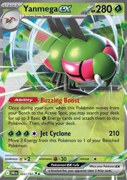 Yanmega ex DRI-003 Double Rare Boosterfrisch Deutsch