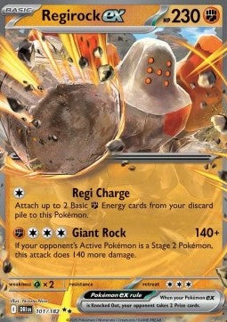 Regirock ex DRI-101 Double Rare Excellent Englisch
