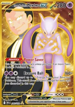 Team Rockets Mewtu ex DRI-240 Secret Rare MT Deutsch AOG-10