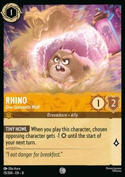Dino - Ein Sechzehntel Wolf 8JAF-15 Common Near Mint Deutsch Foil