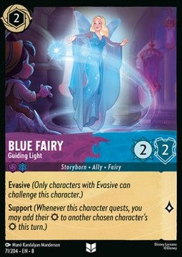 Die Blaue Fee - Leitendes Licht 8JAF-71 Uncommon Near Mint Deutsch Foil