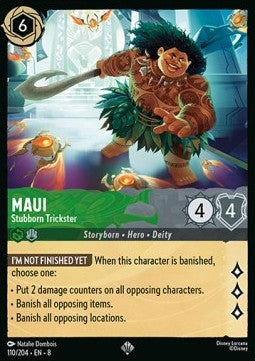 Maui - Sturköpfiger Schwindler 8JAF-110 Super Rare Near Mint Deutsch