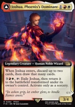 Joshua, Phoenix's Dominant // Phoenix, Warden of Fire (V.2) XFIN-494 Rare Near Mint Englisch Foil