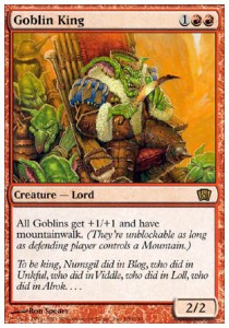 Goblin King 8ED-190 Rare Excellent Englisch