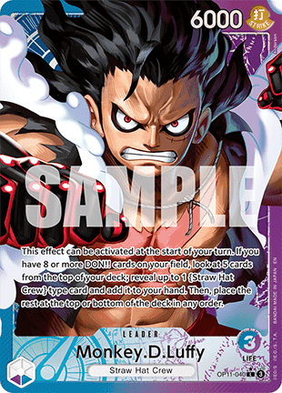 Monkey.D.Luffy (OP11-040) (V.2) OP11 Alternate Art Near Mint Englisch