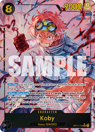 Koby (OP11-119) (V.2) OP11 Alternate Art Near Mint Englisch