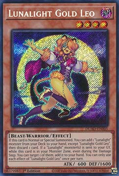 Lunalight Gold Leo (V.1) DUAD-005 Secret Rare Near Mint Englisch 1. Auflage