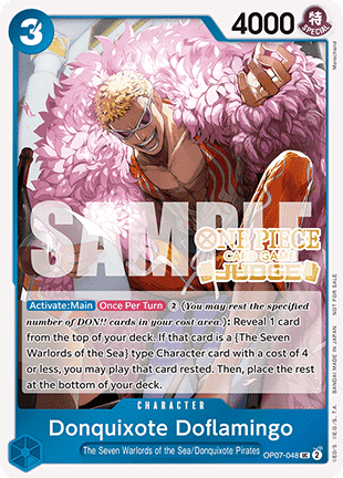 Donquixote Doflamingo (OP07-048) JDG Uncommon Near Mint Englisch