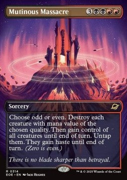Mutinous Massacre XEOE-314 Rare Near Mint Englisch Foil