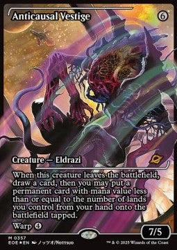 Anticausal Vestige (V.2) XEOE-357 Mythic Excellent Japanisch Foil