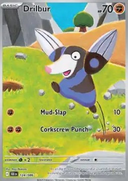 Drilbur BLK-124 Illustration Rare Near Mint Englisch