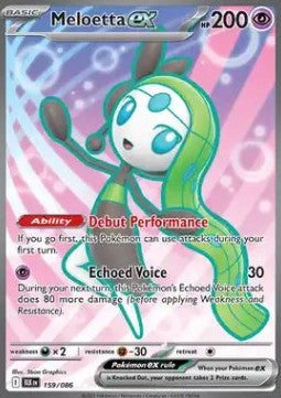 Meloetta ex BLK-159 Ultra Rare Near Mint Deutsch