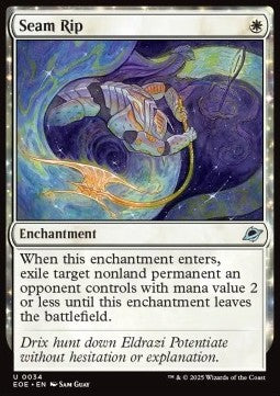 Seam Rip EOE-34 Uncommon Excellent Englisch Foil
