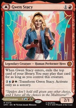 Gwen Stacy // Ghost-Spider SPM-78 Mythic Near Mint Englisch Foil