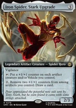 Iron Spider, Stark Upgrade XSPM-279 Rare Near Mint Englisch Foil