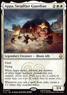 Appa, Steadfast Guardian TLA-10 Mythic Near Mint Englisch