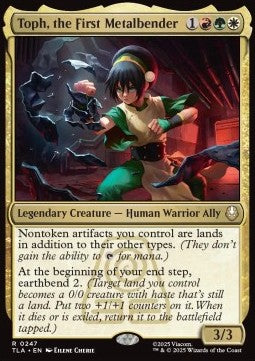 Toph, the First Metalbender TLA-247 Rare Near Mint Englisch