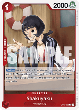 Shakuyaku (OP12-006) OP12 Rare Near Mint Englisch
