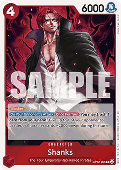 Shanks (OP12-008) (V.1) OP12 Rare Near Mint Englisch