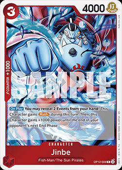 Jinbe (OP12-009) OP12 Rare Boosterfrisch Englisch