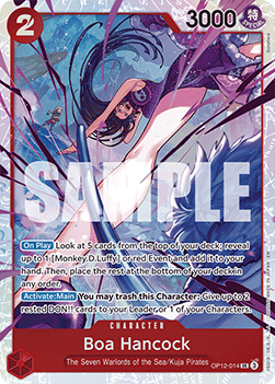 Boa Hancock (OP12-014) (V.1) OP12 Super Rare Near Mint Englisch