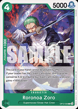 Roronoa Zoro (OP12-036) OP12 Common Boosterfrisch Englisch