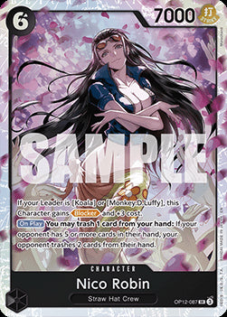 Nico Robin (OP12-087) (V.1) OP12 Super Rare Near Mint Englisch