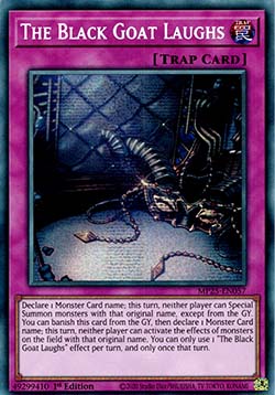 Die schwarze Ziege lacht MP25-DE057 Secret Rare Excellent Deutsch 1. Auflage