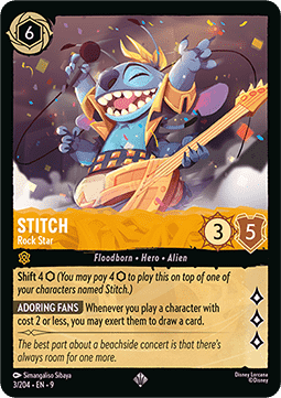 Stitch - Rockstar 9FAB-3 Super Rare Near Mint Deutsch