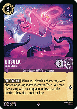 Ursula - Stimmendiebin 9FAB-44 Super Rare Near Mint Deutsch