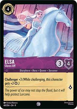 Elsa - Ohne Handschuhe 9FAB-48 Common Near Mint Deutsch Foil