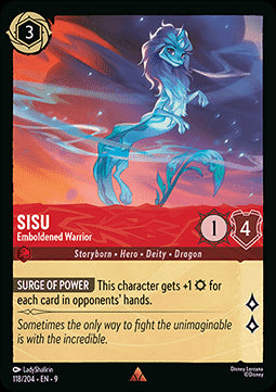 Sisu - Mutige Kriegerin 9FAB-118 Rare Boosterfrisch Deutsch Foil
