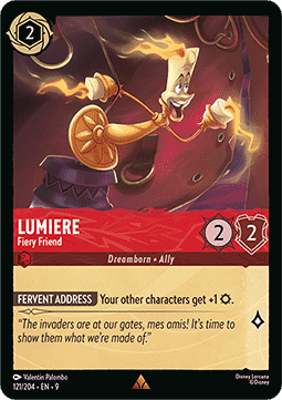 Lumière - Hitzköpfiger Freund 9FAB-121 Rare Near Mint Deutsch Foil
