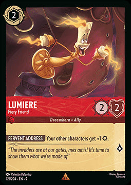 Lumière - Hitzköpfiger Freund 9FAB-121 Rare Boosterfrisch Deutsch