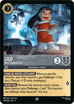 Lilo - Beste Entdeckerin aller Zeiten 9FAB-174 Super Rare Near Mint Deutsch Foil