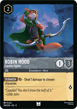 Robin Hood - Kompetenter Kämpfer 9FAB-184 Uncommon Near Mint Deutsch Foil