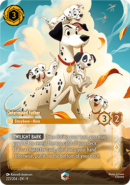 Pongo - Entschlossener Vater 9FAB-223 Enchanted Near Mint Deutsch Foil