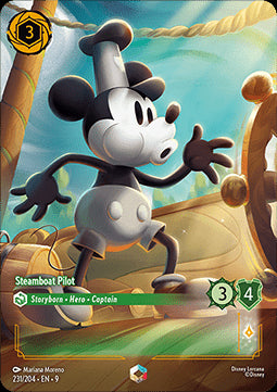 Micky Maus - Dampfschiff-Kapitän (V.2) 9FAB-231 Enchanted Boosterfrisch Deutsch Foil