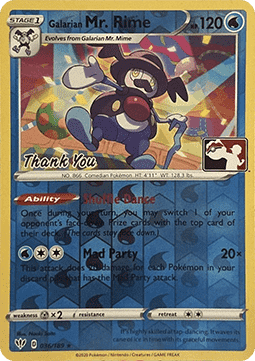 Galar-Pantifrost DAA-036 Promo Excellent Deutsch Reverse Holo