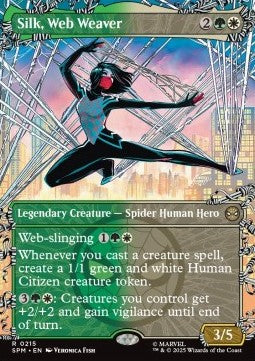 Silk, Web Weaver XSPM-215 Rare Near Mint Englisch Foil