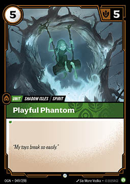 Playful Phantom OGN-049 Common Near Mint Englisch