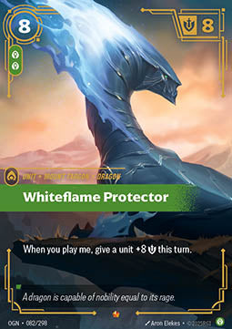Whiteflame Protector OGN-082 Epic Near Mint Englisch Foil