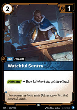 Watchful Sentry OGN-096 Common Near Mint Englisch