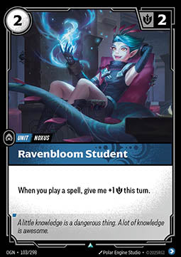 Ravenbloom Student OGN-103 Uncommon Near Mint Englisch