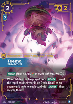 Teemo, Strategist (V.1) OGN-121 Epic Good Englisch Foil