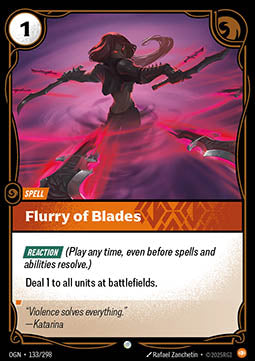 Flurry of Blades OGN-133 Common Near Mint Englisch Foil