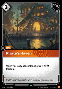 Pirate's Haven OGN-143 Uncommon Boosterfrisch Englisch